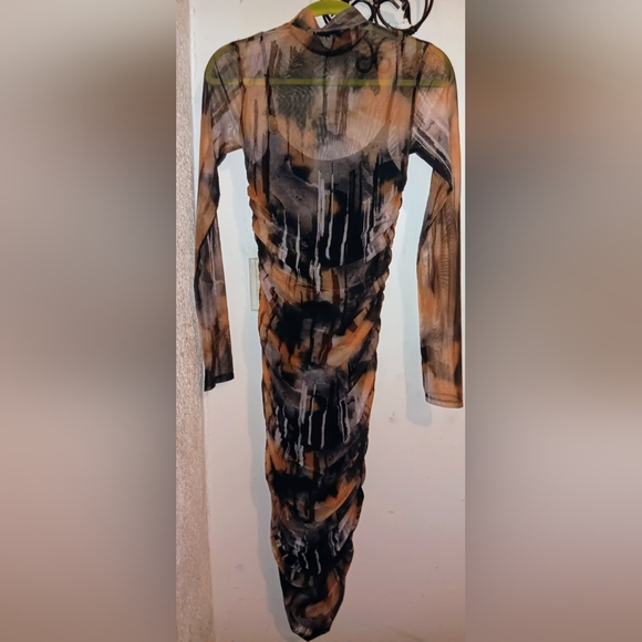 Jocelyn Mesh Midi Dress~Fashion Nova~Women's Size Medium - Picture 2 of 3